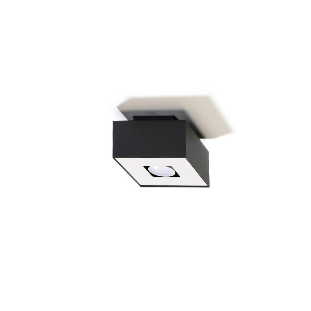 Sollux Lighting plafondspot mono 1 black 50W LED lamp IP20 CE RoHS