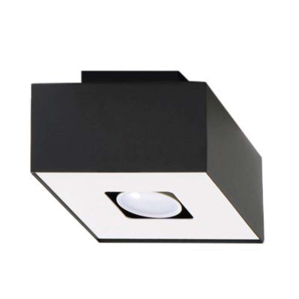 Sollux Lighting plafondspot mono 1 black 50W LED lamp IP20 CE RoHS