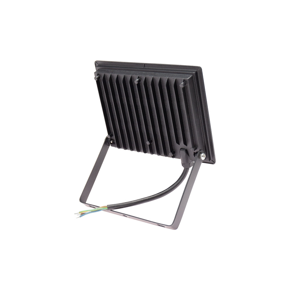 Spectrum LED-Strahler 50W 4000K 4500 Lumen 230V IP65 IK07 Schwarz Außenbeleuchtung