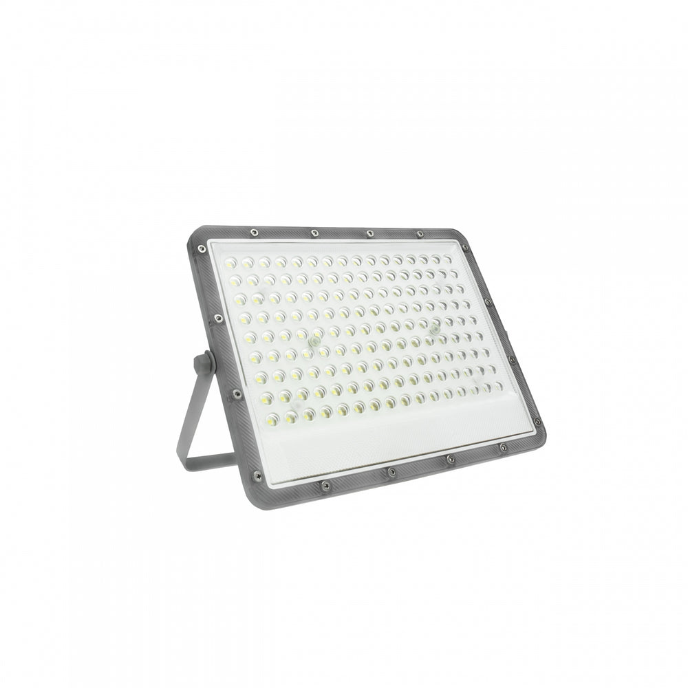 Spectrum LED floodlight 100W 4000K 8300 lumens 230V IP65 IK08 85° beam Gray housing outdoor lighting