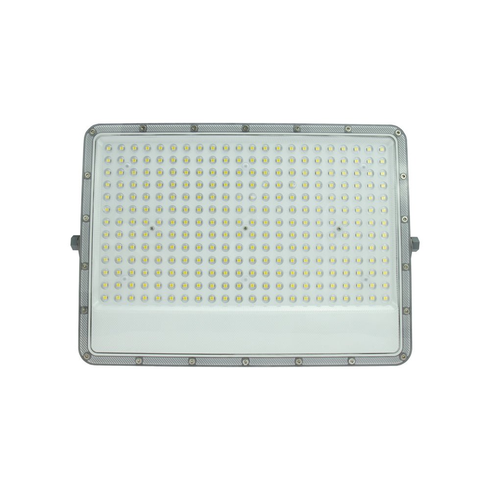 Spectrum LED floodlight 200W 230V 4000K 17500 lumens IP65 IK10 85° beam Grey housing outdoor