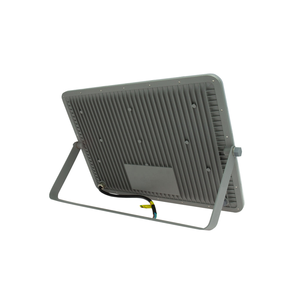 Spectrum LED floodlight 200W 230V 4000K 17500 lumens IP65 IK10 85° beam Grey housing outdoor