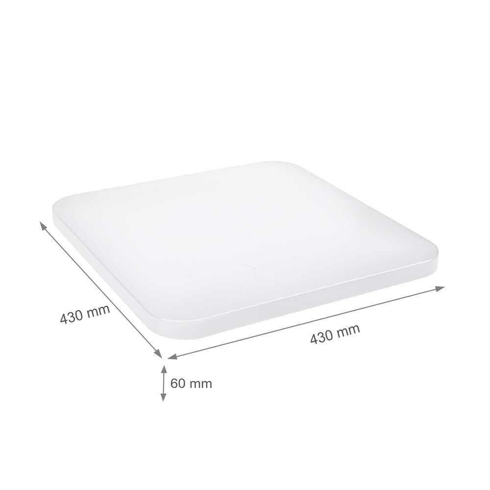 Spectrum NYMPHEA 2 LED ceiling light 36W 6000K 230V IP20 IK10 White 2600 lumens 430mm