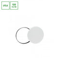 Spectrum LED surface light with sensor 18W 3000K 1950 lumens 230V IP54 IK04 White Black round