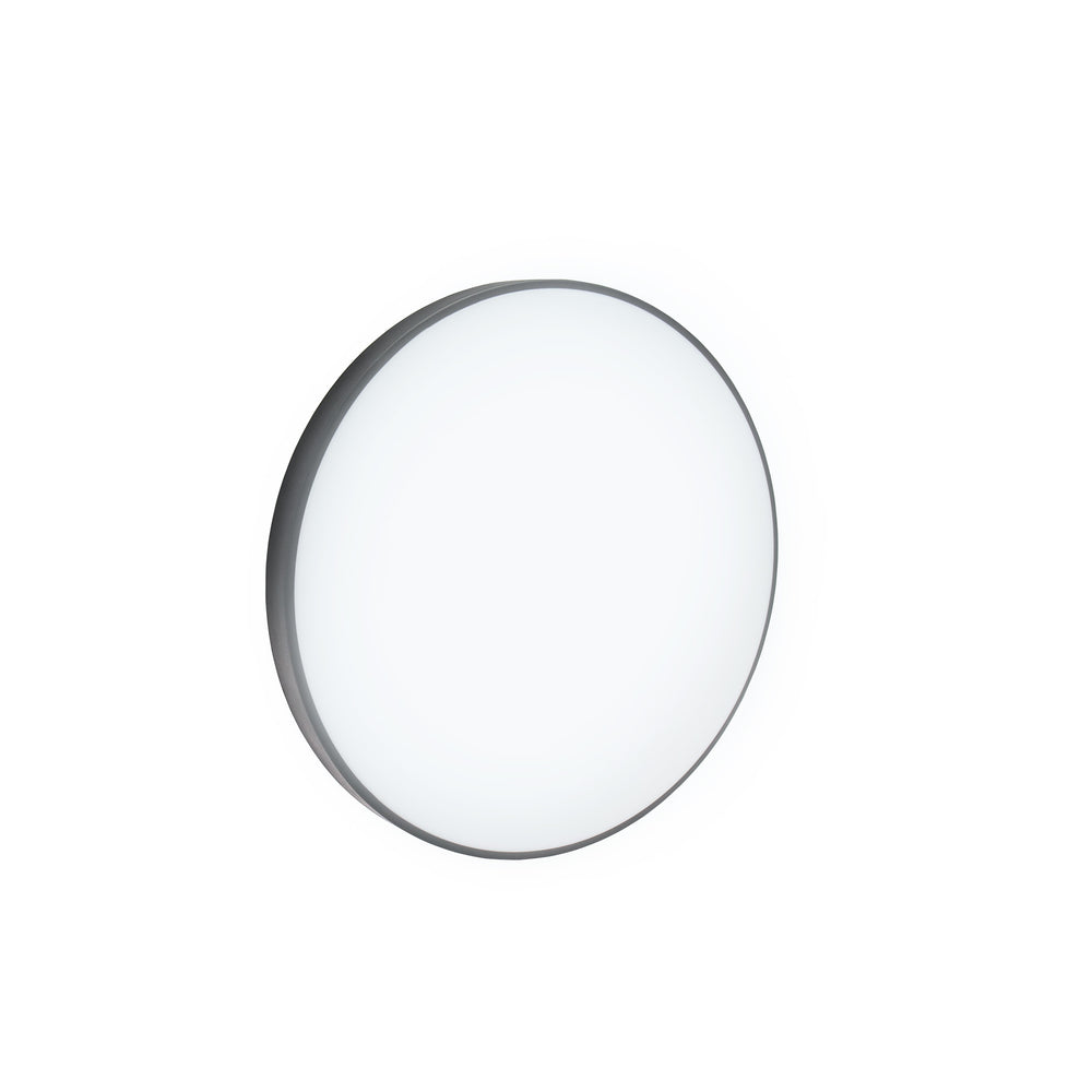 Spectrum NYMPHEA LED ceiling light 24W 4000K 230V IP54 round 320mm White Black surface mount