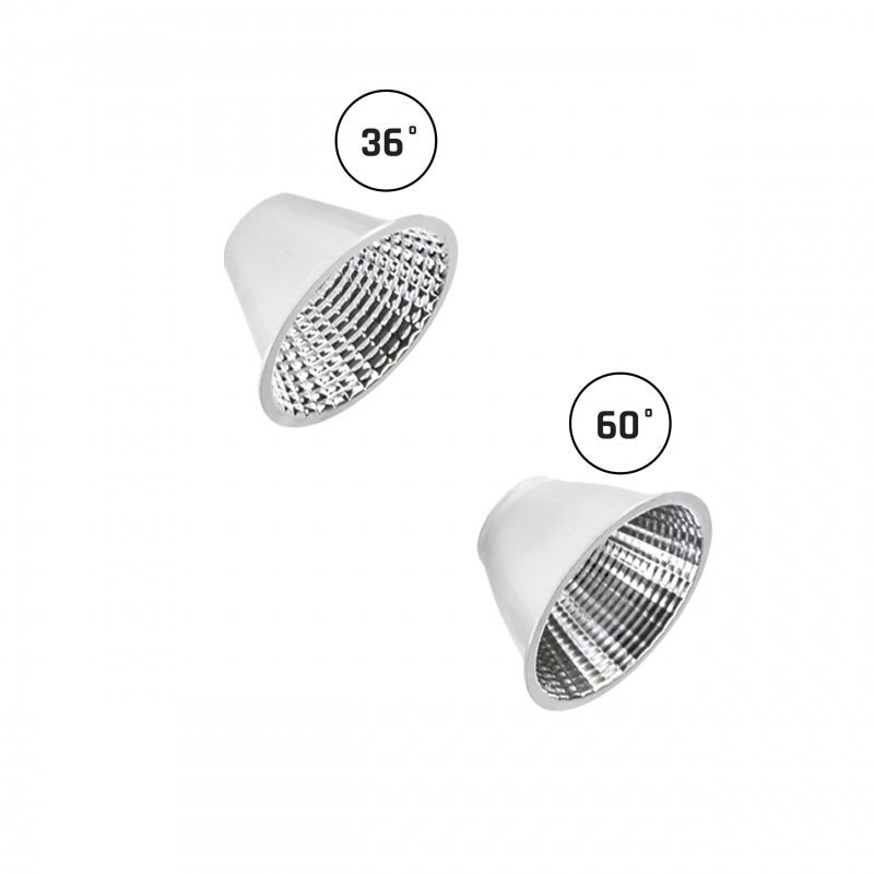Spectrum Andromeda LED ra>90 3000 Lumen 3000K 15-27W warmweiß IP20 weißes Design 36-60 Grad Strahlwinkel 2 Jahre Garantie