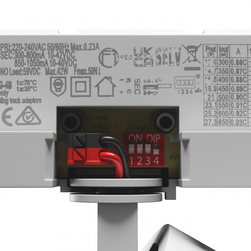 Spectrum Artemida Maxi LED 4500 Lumen, NW 4000K, anpassbar 12-42W 230V, CRI&gt;90, IP20, 36-60 Grad Strahlungswinkel
