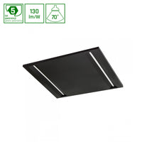 Spectrum Algine Line LED-Deckenpaneel schwarz 600x600mm 44W 4000K 5700 Lumen IP20 nicht dimmbar