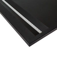 Spectrum Algine Line LED-Deckenpaneel schwarz 600x600mm 44W 4000K 5700 Lumen IP20 nicht dimmbar