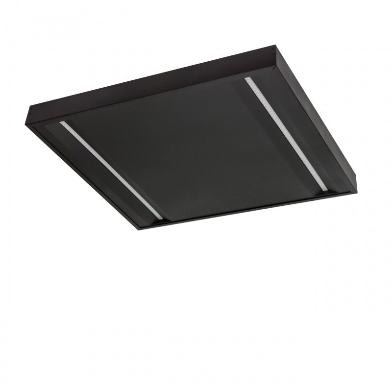 Spectrum Algine Line LED-Deckenpaneel schwarz 600x600mm 44W 4000K 5700 Lumen IP20 nicht dimmbar
