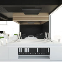 Spectrum Algine Line LED-Deckenpaneel schwarz 600x600mm 44W 4000K 5700 Lumen IP20 nicht dimmbar