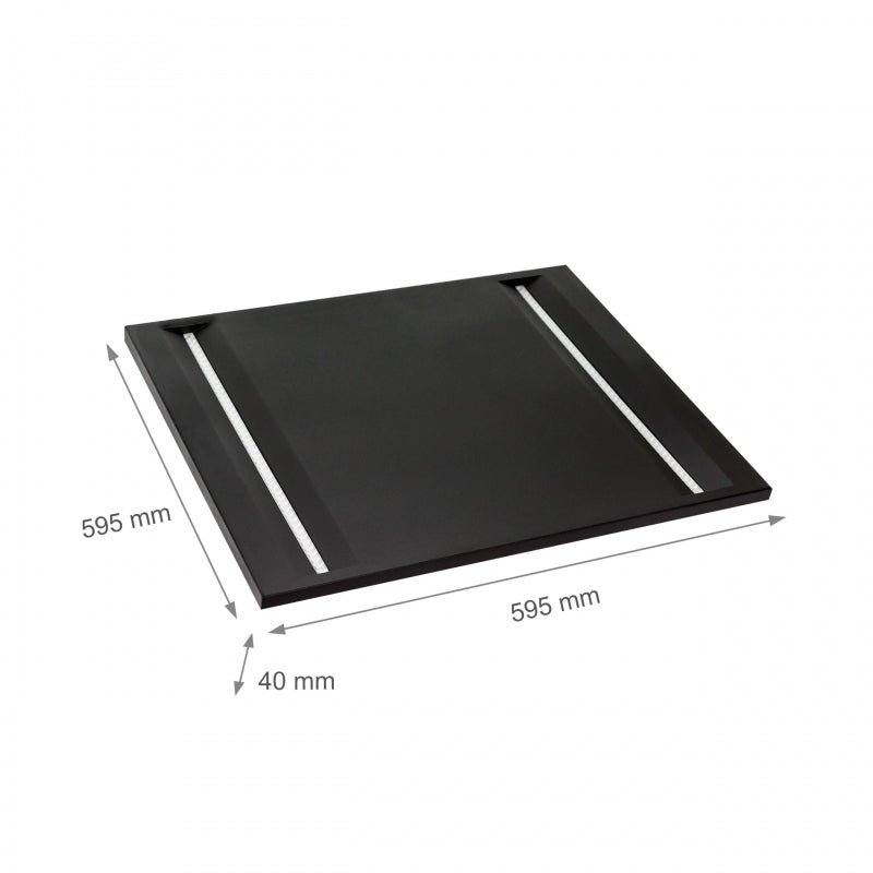 Spectrum Algine Line LED-Deckenpaneel schwarz 600x600mm 44W 4000K 5700 Lumen IP20 nicht dimmbar