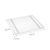 Spectrum Algine Line LED 230V Panel 44W 5700 Lumen 4000K 600x600mm IP20 Farbe Weiß für Bürobeleuchtung