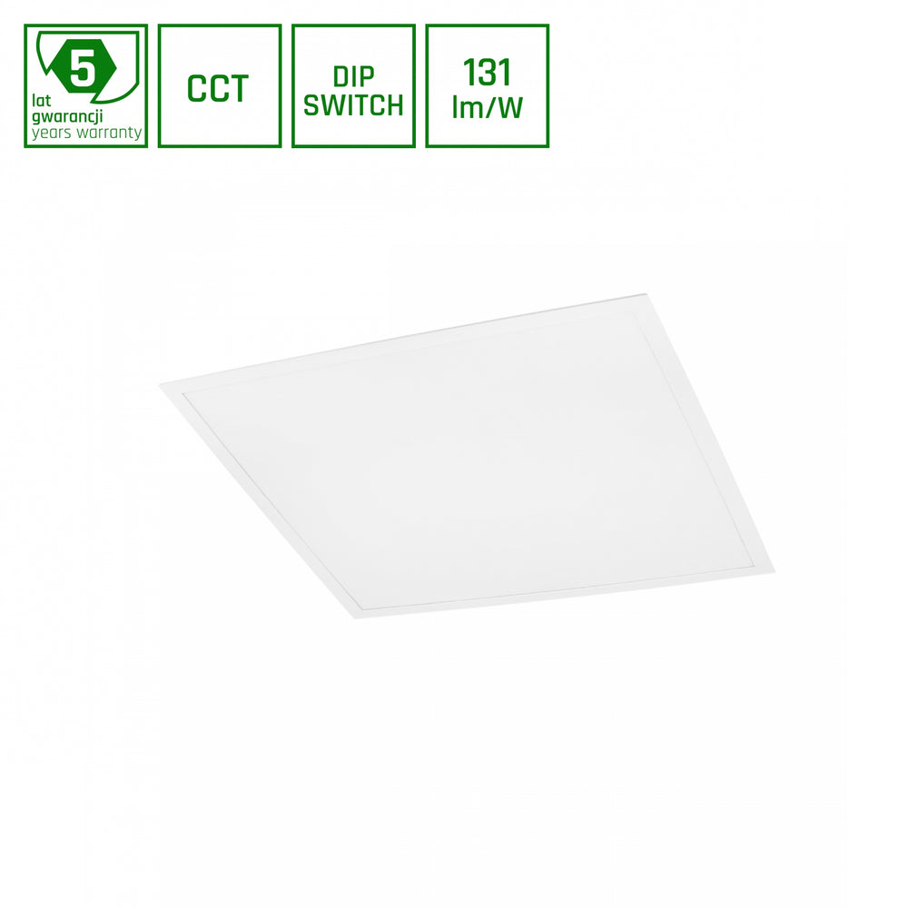 Spectrum algine LED panel backlight CCT 6000K 600x600mm white, 48W with a luminous flux of 6300 for office and home