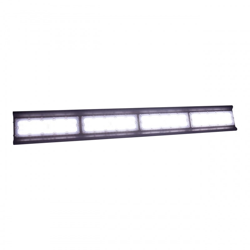 Spectrum Halls Line LED pendant lamp 200W black, 4000K, 30000 lumens, dimmable, IP66, 90° angle, industrial lighting