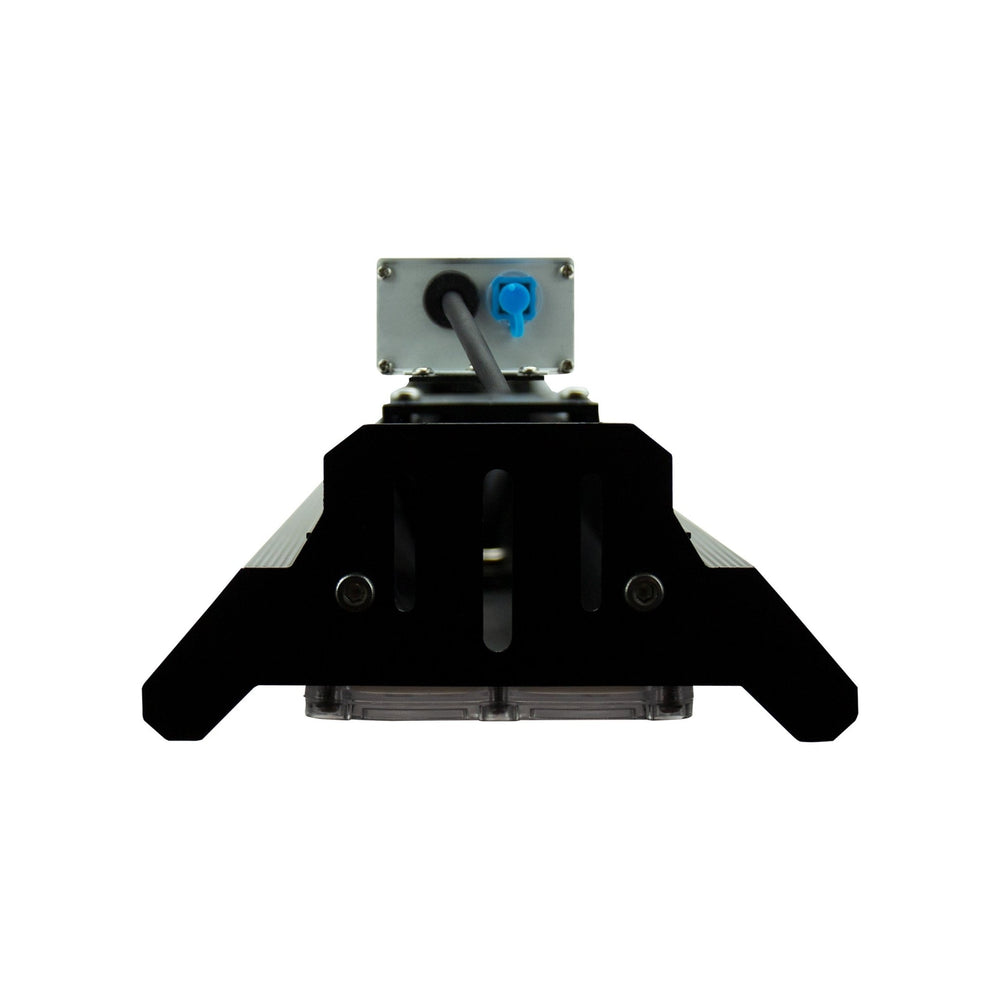 Spectrum Halls Line LED pendant lamp 200W black, 4000K, 30000 lumens, dimmable, IP66, 90° angle, industrial lighting