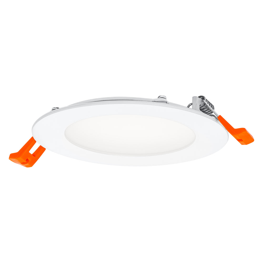 Slim LED Downlight Recessed White 8W 4000K 550 lumens 110° Cutout 105mm Ø120mm