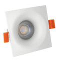 Spectrum Fiale V GU10 square white LED recessed spotlight - 250V, aluminum, IP20, GU10 socket, 17000h lifespan