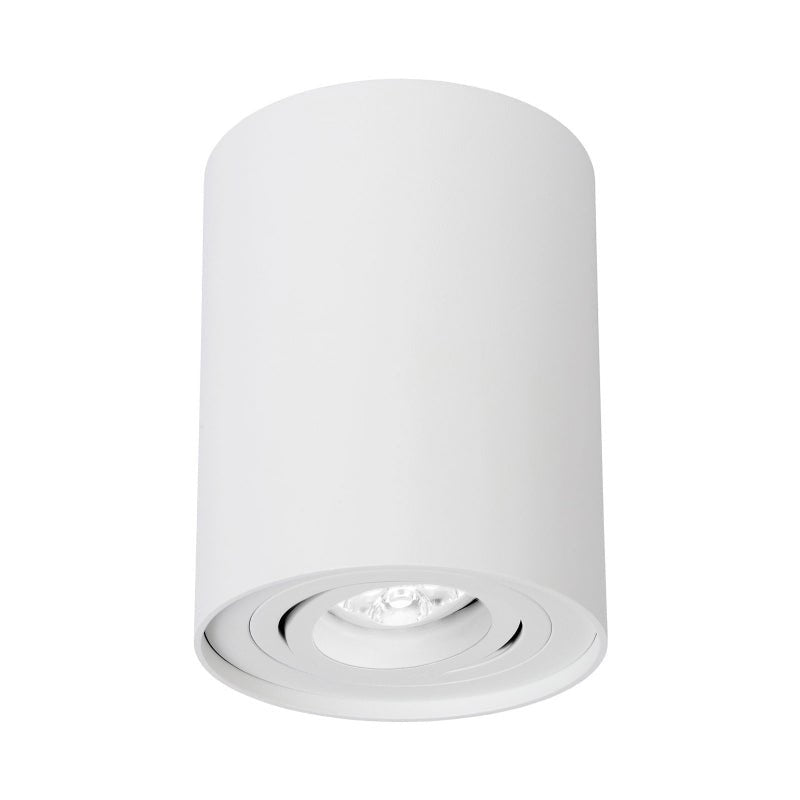 Spectrum CHLOE GU10 weiße verstellbare Spot für Innen, IP20 Aluminium, 250V, Oberflächenmontage, 17000 Stunden Lebensdauer