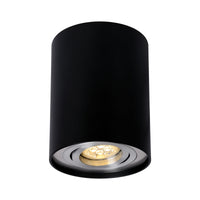 Verstellbarer LED-Spot GU10 schwarz/silber, IP20, von Spectrum, Aluminiumgehäuse, 250V, für Innenanwendungen