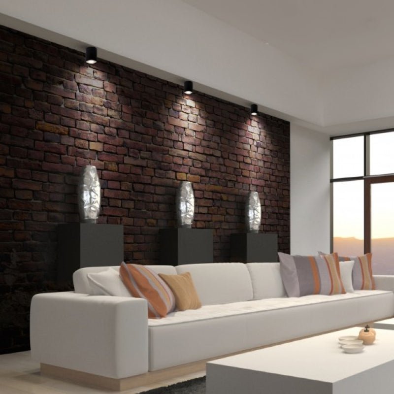Verstellbarer LED-Spot GU10 schwarz/silber, IP20, von Spectrum, Aluminiumgehäuse, 250V, für Innenanwendungen