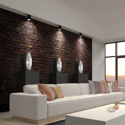 Verstellbarer LED-Spot GU10 schwarz/silber, IP20, von Spectrum, Aluminiumgehäuse, 250V, für Innenanwendungen
