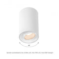 Spectrum Chloe Spot GU10 Weiß verstellbar IP20 - ideal für Innenbeleuchtung - energiesparendes und nachhaltiges Design