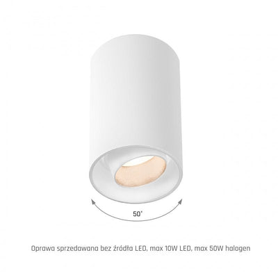 Spectrum Chloe Spot GU10 Weiß verstellbar IP20 - ideal für Innenbeleuchtung - energiesparendes und nachhaltiges Design