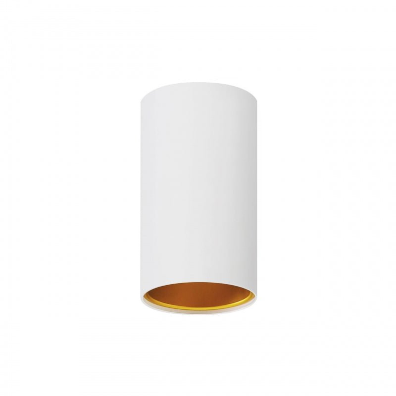 Spectrum Chloe GU10 Spot Weiß Gold, IP20, Aluminium, 17.000 Stunden, 250V, Oberflächenmontage, nicht verstellbar