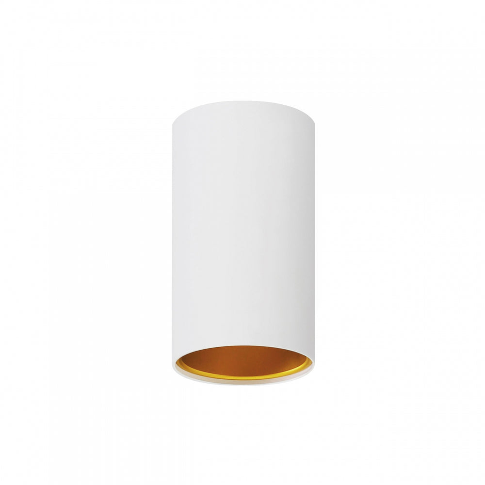 Spectrum Chloe GU10 Spot Weiß Gold, IP20, Aluminium, 17.000 Stunden, 250V, Oberflächenmontage, nicht verstellbar