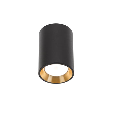 Chloe Mini LED-Deckenstrahler schwarz/gold 1x GU10-Fassung