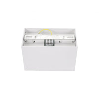 Spectrum verstellbarer GU10-Spot rechteckig weiß, IP20 innen, Aluminiumgehäuse, 250V, 17000h Lebensdauer