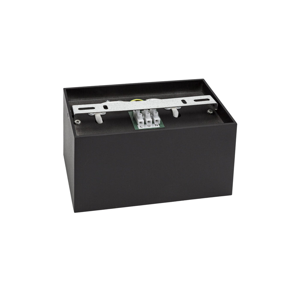 Spektrum Chloe Duo 2xGU10 IP20 schwarze verstellbare Spot, Aluminiumgehäuse, 250V, Innenbereich