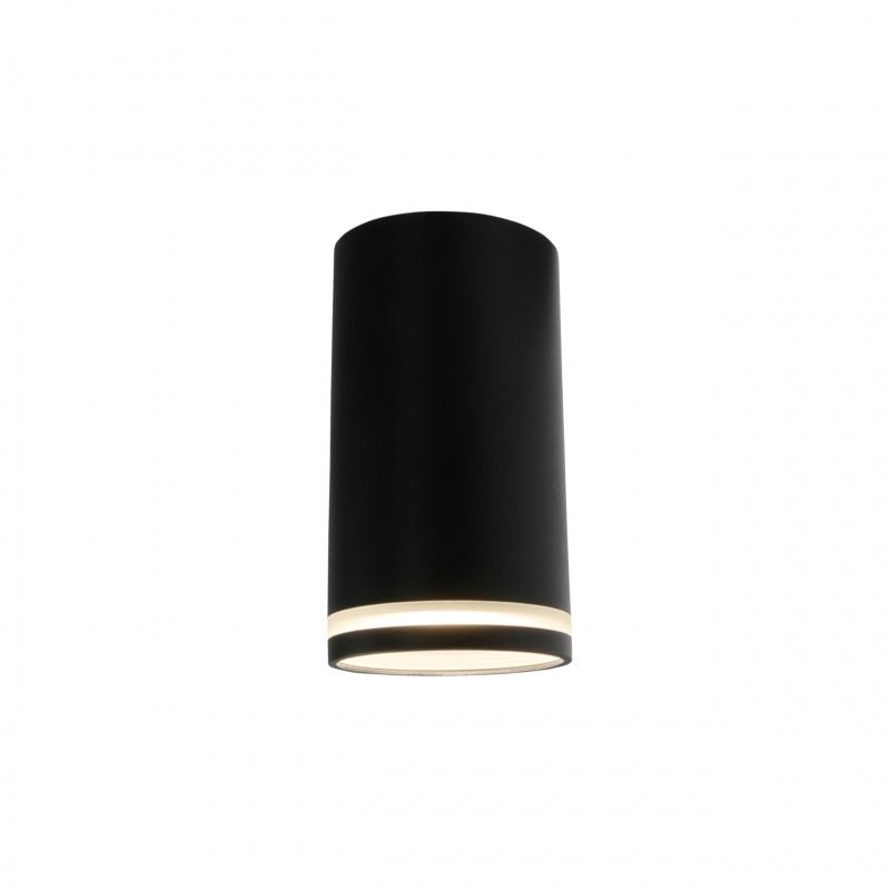 Chloe Ring Aufputz GU10 230V LED-Spot Schwarz Spectrum - IP20, Aluminiumgehäuse, Oberflächenmontage