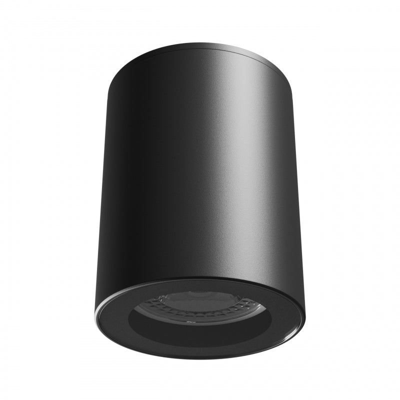 Spectrum CHLOE GU10 250V IP44 schwarze LED-Downlight, 70x90mm, Alugehäuse, wasserdicht, Innenbereich, einfache Installation