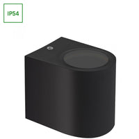 Spectrum LED GU10 wall sconce Black IP54 250V polycarbonate housing 95x80x73mm for indoor outdoor use