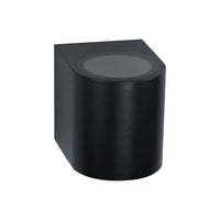 Spectrum LED GU10 wall sconce Black IP54 250V polycarbonate housing 95x80x73mm for indoor outdoor use
