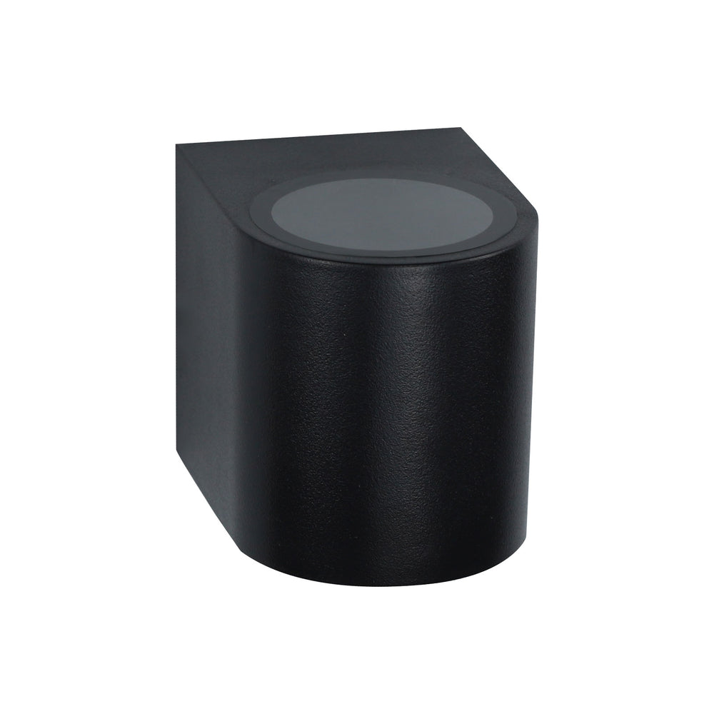 Spectrum LED GU10 wall sconce Black IP54 250V polycarbonate housing 95x80x73mm for indoor outdoor use