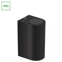 Spectrum LED GU10 Wall Sconce Black, 2x6W, 250V, IP54 Outdoor Indoor Bidirectional 150x73x95mm