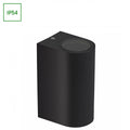 Spectrum LED GU10 Wall Sconce Black, 2x6W, 250V, IP54 Outdoor Indoor Bidirectional 150x73x95mm