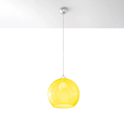 Sollux Lighting BALL hanging lamp, LED compatible, IP20, 220-240V, Matte Gold Brass finish, CE RoHS