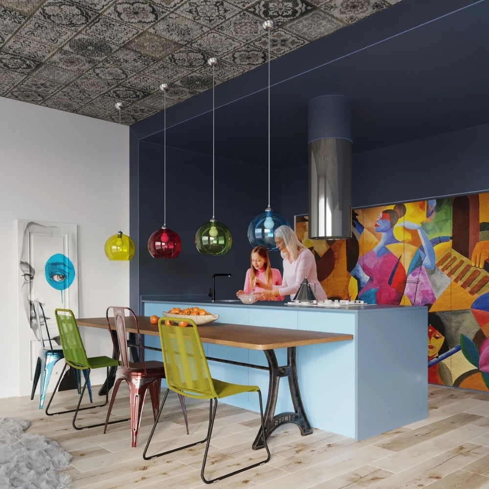 Sollux Lighting BALL Hängelampe, transparenter Schirm, 220-240V, IP20, CE RoHS, Aluminium Messingoptik