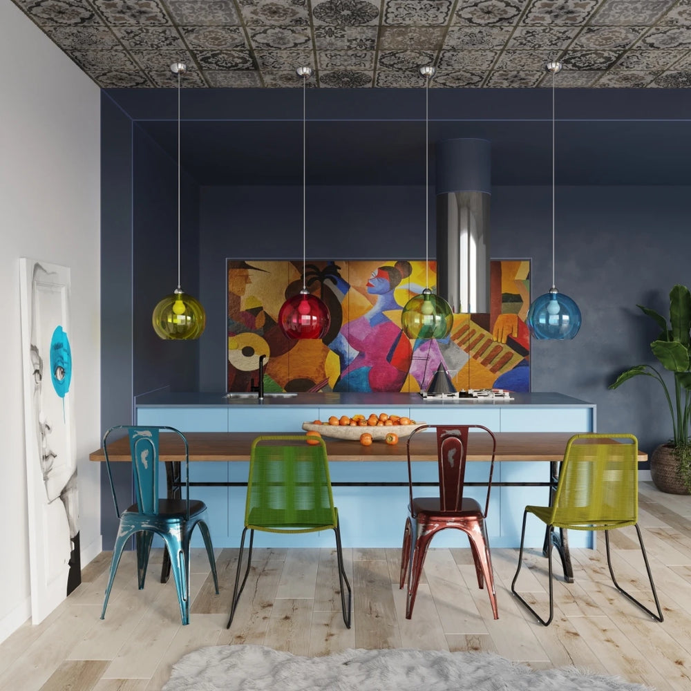 Sollux Lighting BALL Hängelampe, transparenter Schirm, 220-240V, IP20, CE RoHS, Aluminium Messingoptik