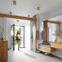 Sollux Lighting BASIC 2 LED Deckenstrahler, Naturholz, IP20, 220-240V, max. 50W, CE RoHS