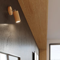 Sollux Lighting BERG 6 LED ceiling spotlight, natural wood, IP20, 220-240V, max 50W, CE RoHS