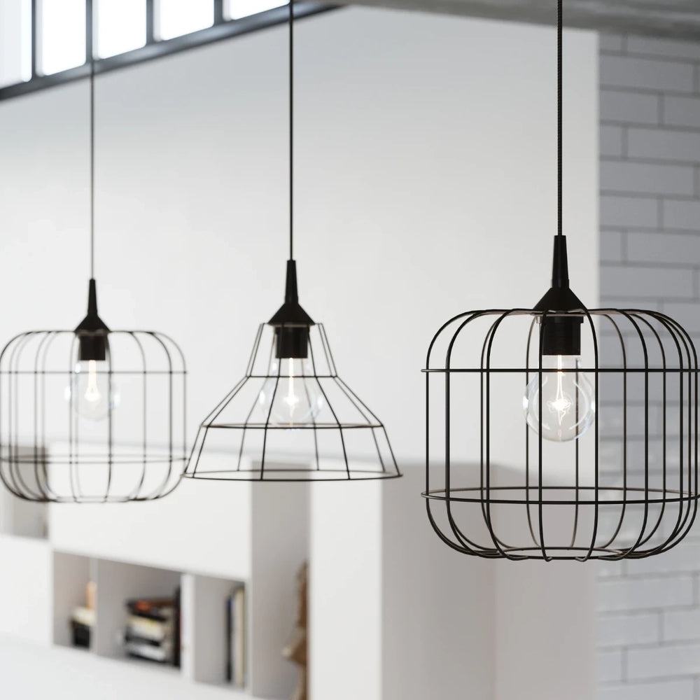 Sollux Lighting CELTA Hängeleuchte Schwarz, Aluminium, IP20, 220-240V, max 50W LED, CE RoHS
