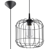 Sollux Lighting CELTA Hängeleuchte Schwarz, Aluminium, IP20, 220-240V, max 50W LED, CE RoHS