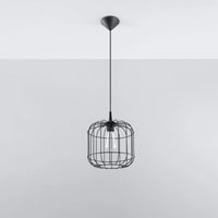 Sollux Lighting CELTA Hängeleuchte Schwarz, Aluminium, IP20, 220-240V, max 50W LED, CE RoHS