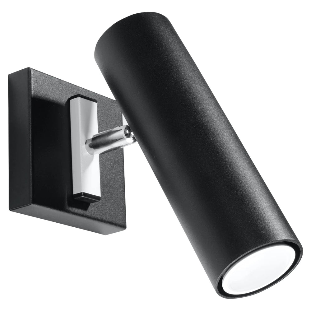 Sollux Lighting DIREZIONE LED Wandleuchte Schwarz, Aluminium, IP20, 220-240V, max. 50W, CRI 80, CE RoHS