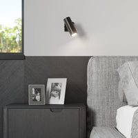 Sollux Lighting DIREZIONE LED wall lamp Black, Aluminium, IP20, 220-240V, 50W max, CRI 80, CE RoHS